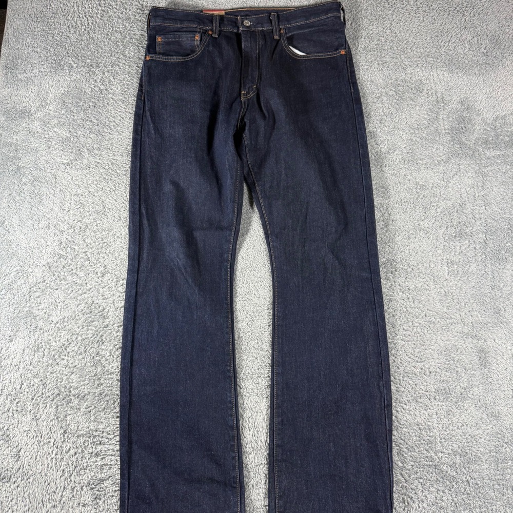 NWT Levi's 517 Bootcut Jeans Mens 34x32 Indigo Denim Western Cowboy New